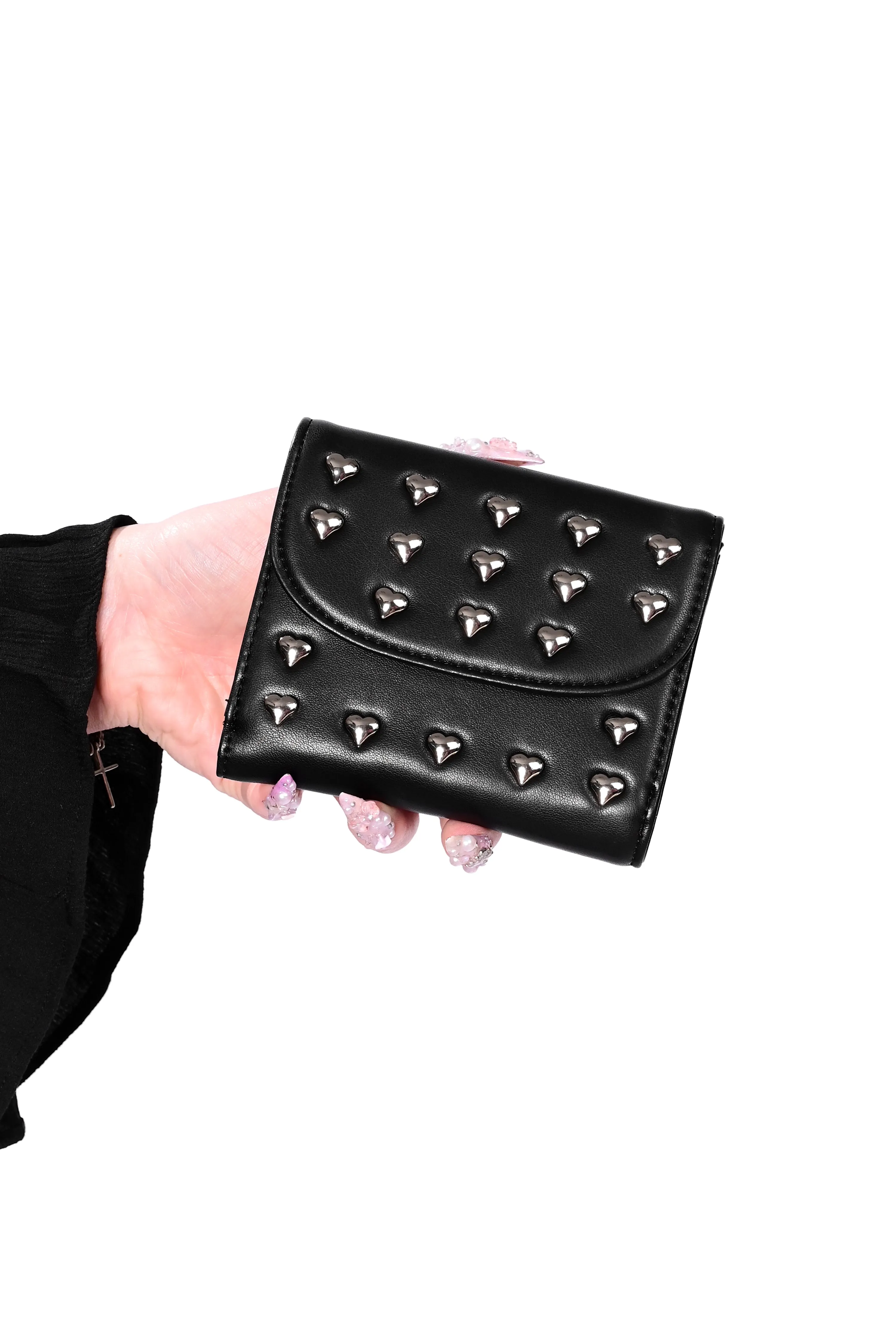 Heart Studded Wallet