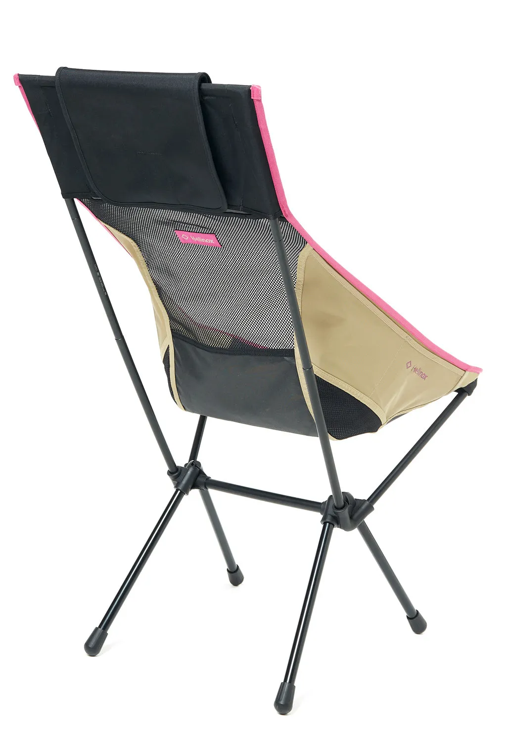 Helinox Sunset Chair - Black/Khaki/Purple Colour Block