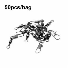 HENGJIA SS007 50pcs/bag B-pin Connector 8 Shape Swivel Loop Accessories, Specification: 6 3B (41mm)