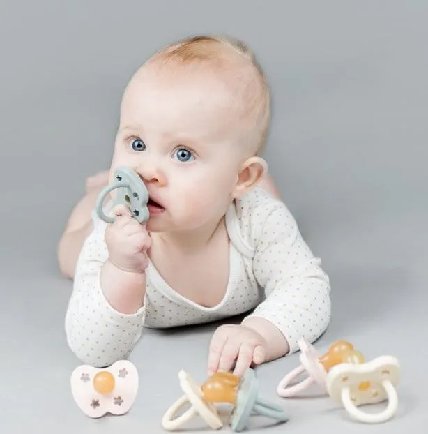 Hevea Pacifier Gorgeous Grey Orthodontic 3-36 months