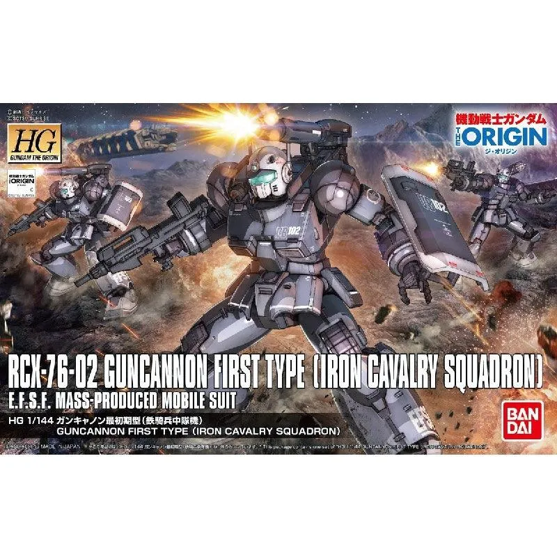 HGGTO 1/144 No.011 RCX-76-02 Guncannon First Type [Iron Cavalry Squadron]