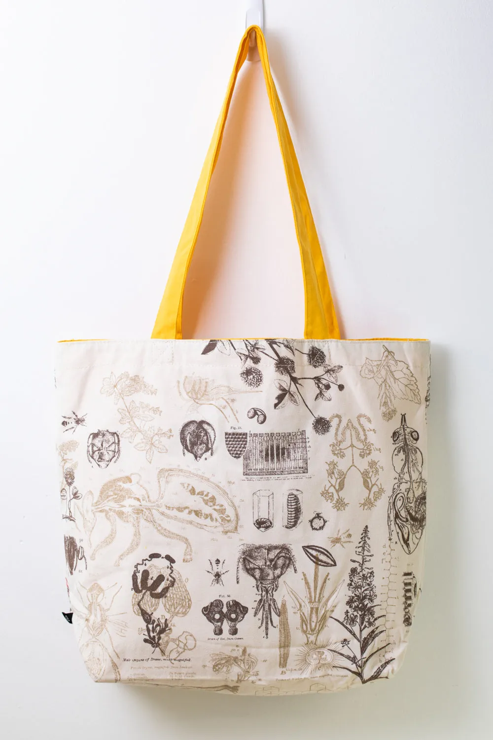 Honey Bee Canvas Shoulder Tote