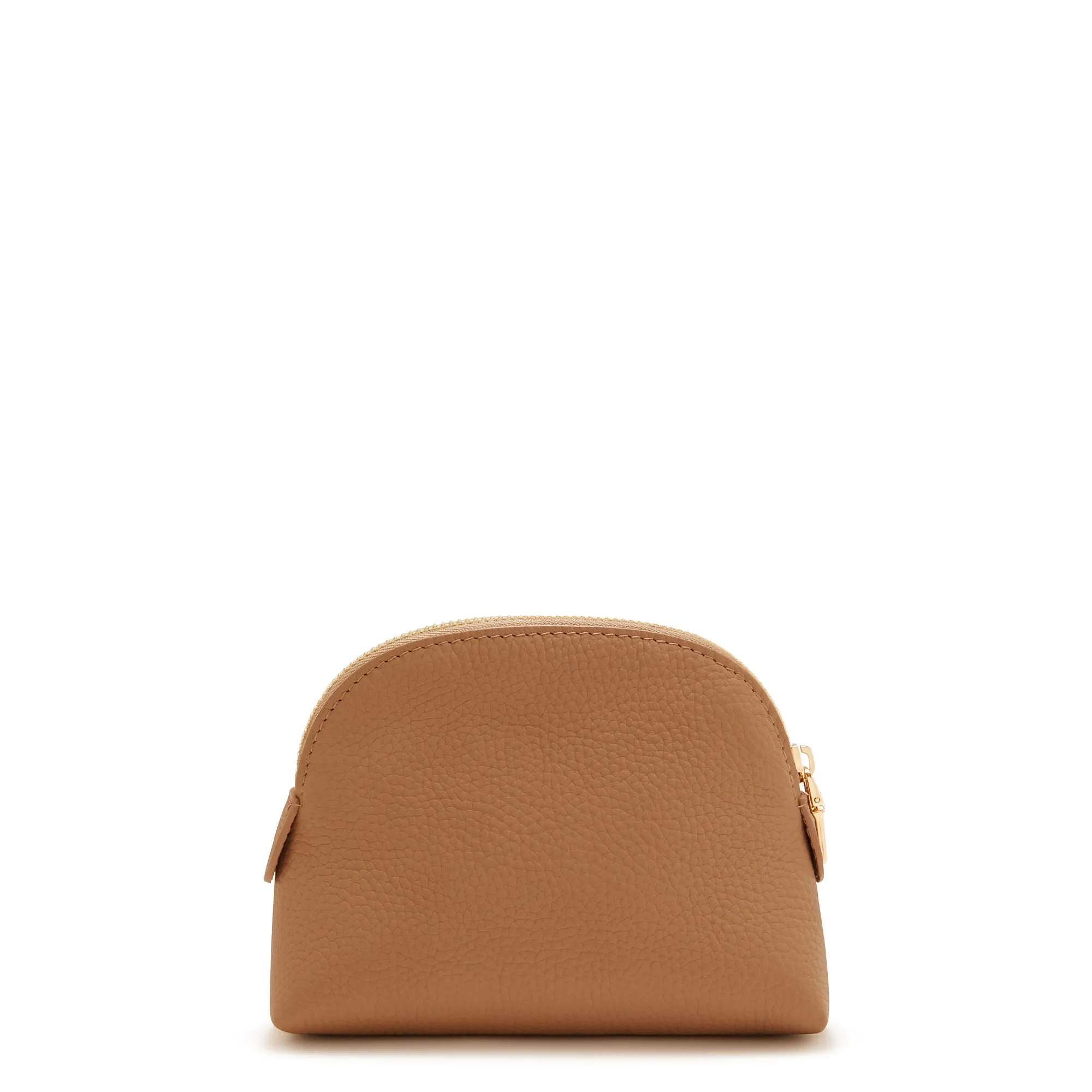 Honoré Babette camel calfskin leather toiletry bag