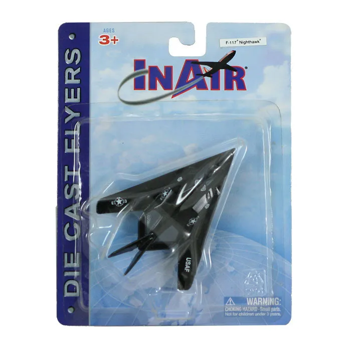 InAir Diecast 4.5” F-117 Nighthawk