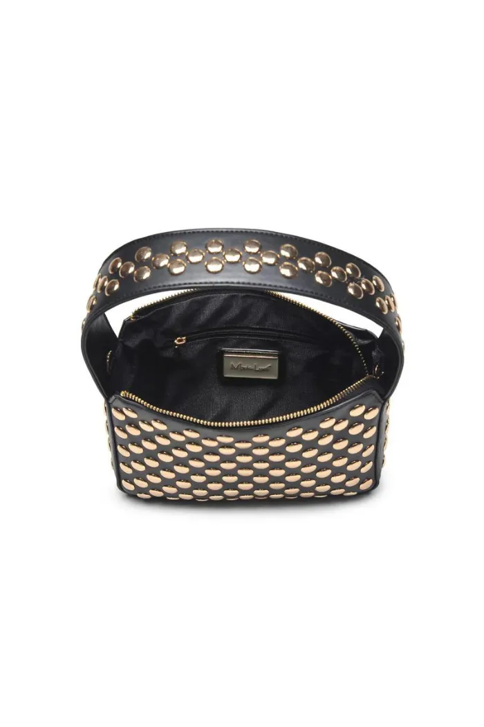 Isabel Studded Crossbody - Black