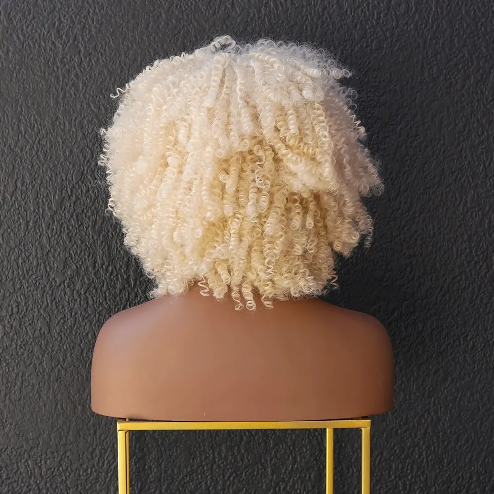 JAYDA Blonde Afro Curl Wig