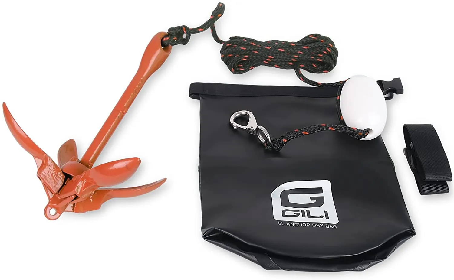 Kayak and Paddle Board Anchor Kit: Folding Grapnel Anchor