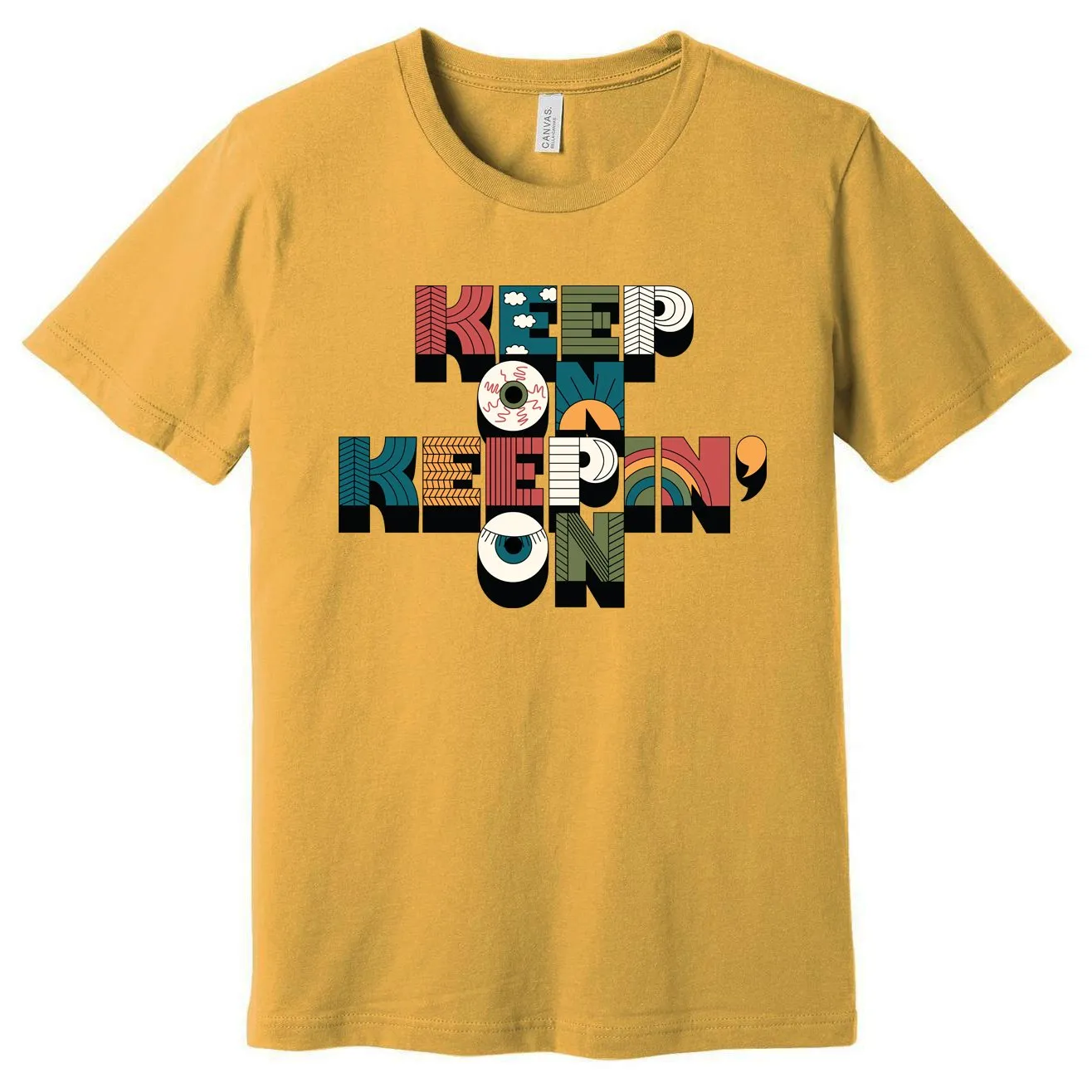 Keep On Keepin' On Mustard T-shirt