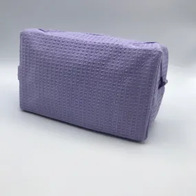 Lavender Waffle Toiletry Bag