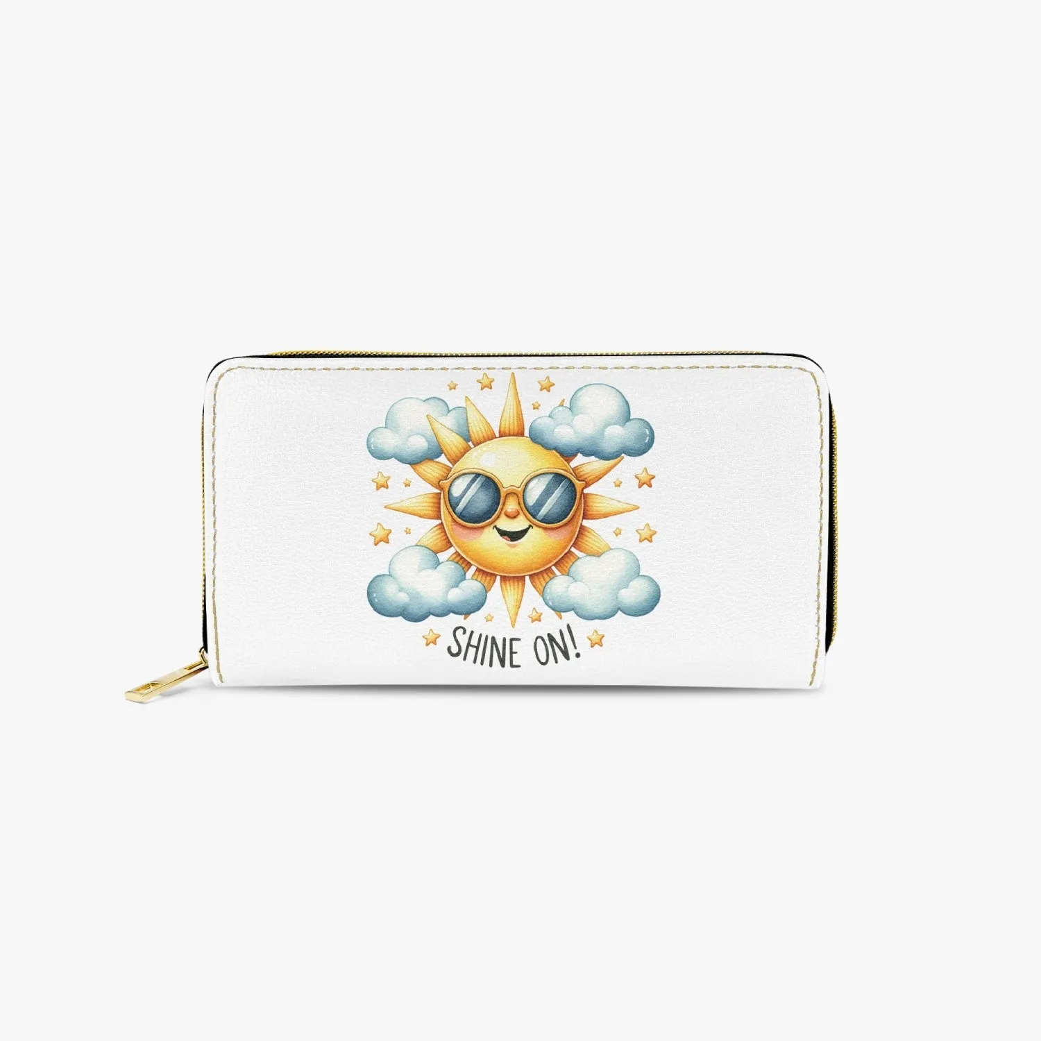 Long Type Zipper Purse - Sun, Shine On