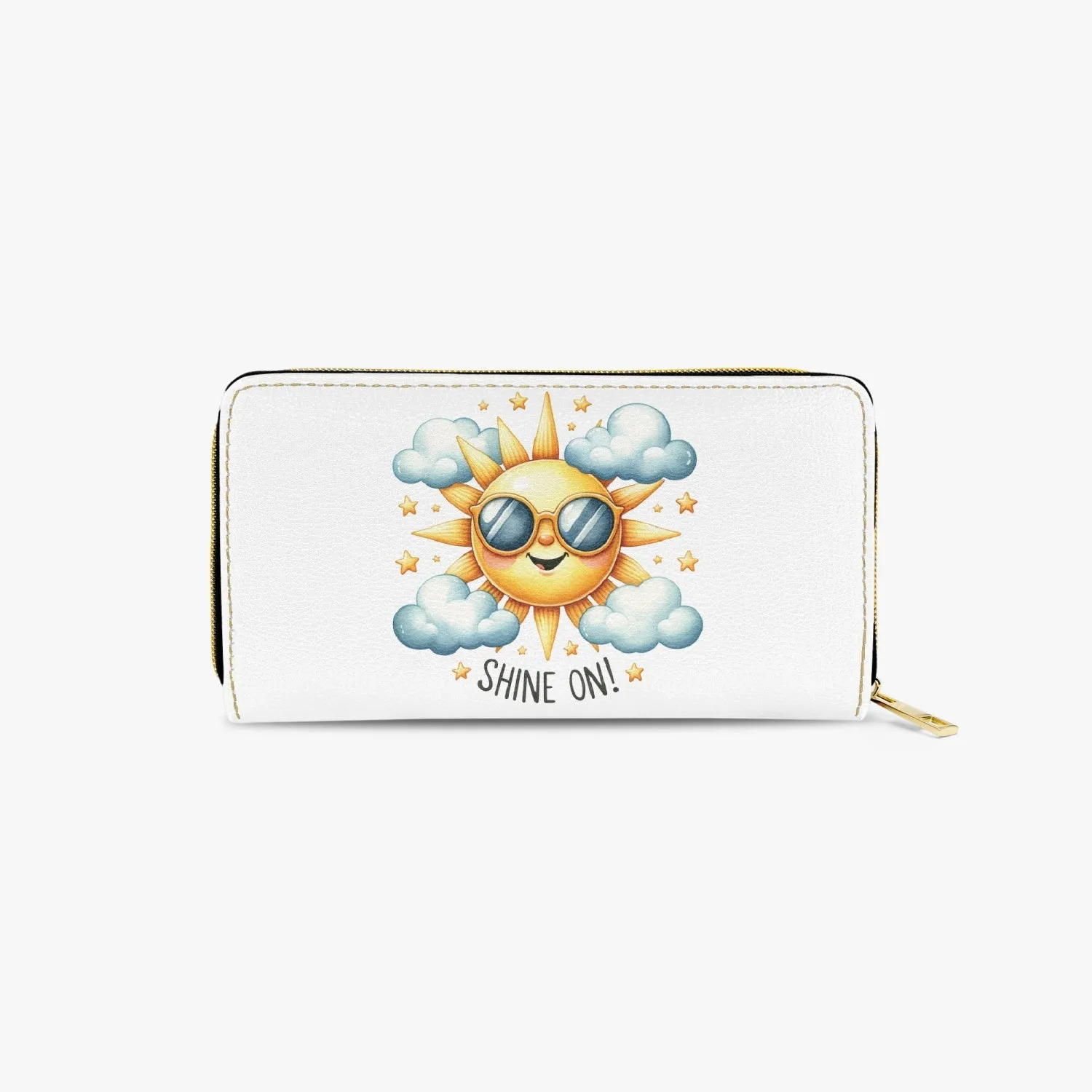 Long Type Zipper Purse - Sun, Shine On