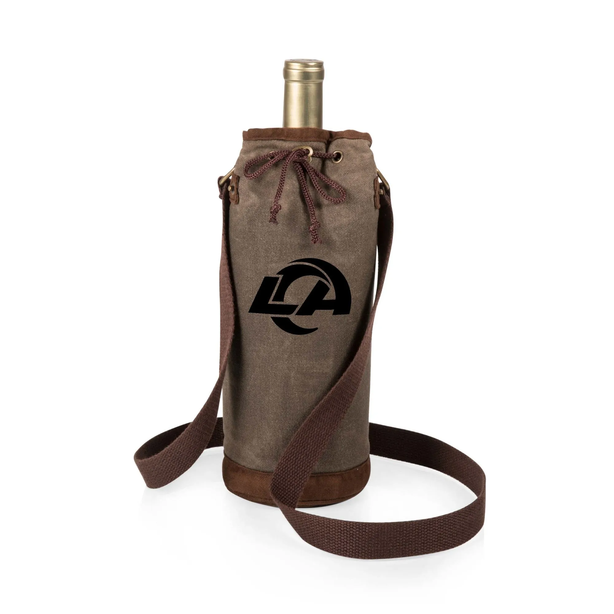 Los Angeles Rams - Waxed Canvas Wine Tote