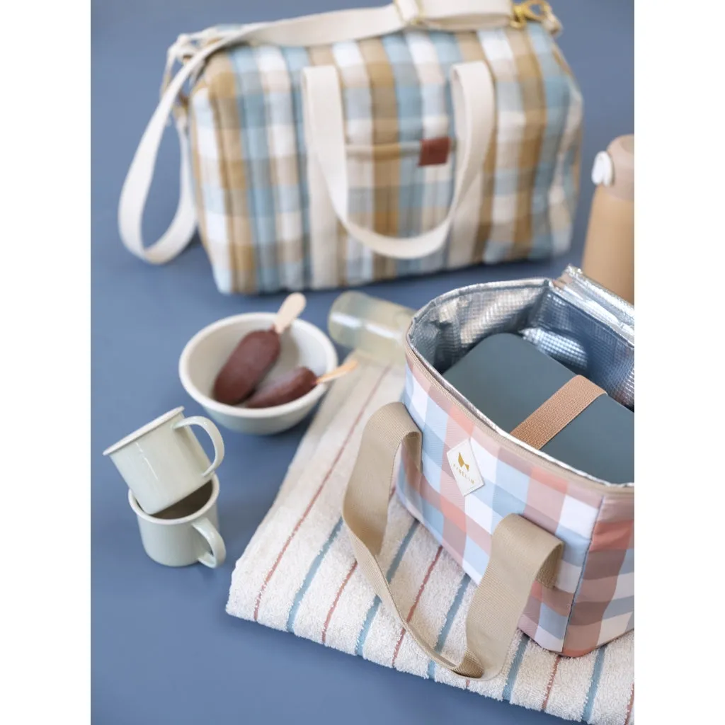 Lunch Cooler Bag - Cottage Blue Checks