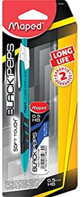 Maped Mech.Pencil Long Life 0.5mm   Lead