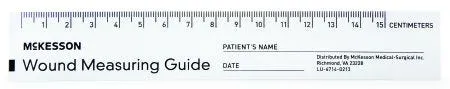 McKesson Wound Measuring Guide 6 Inch Paper, Bag of 600