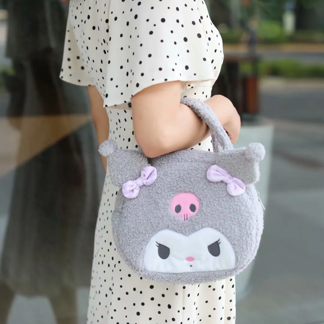 Melo Plush Makeup Shoulder Bag