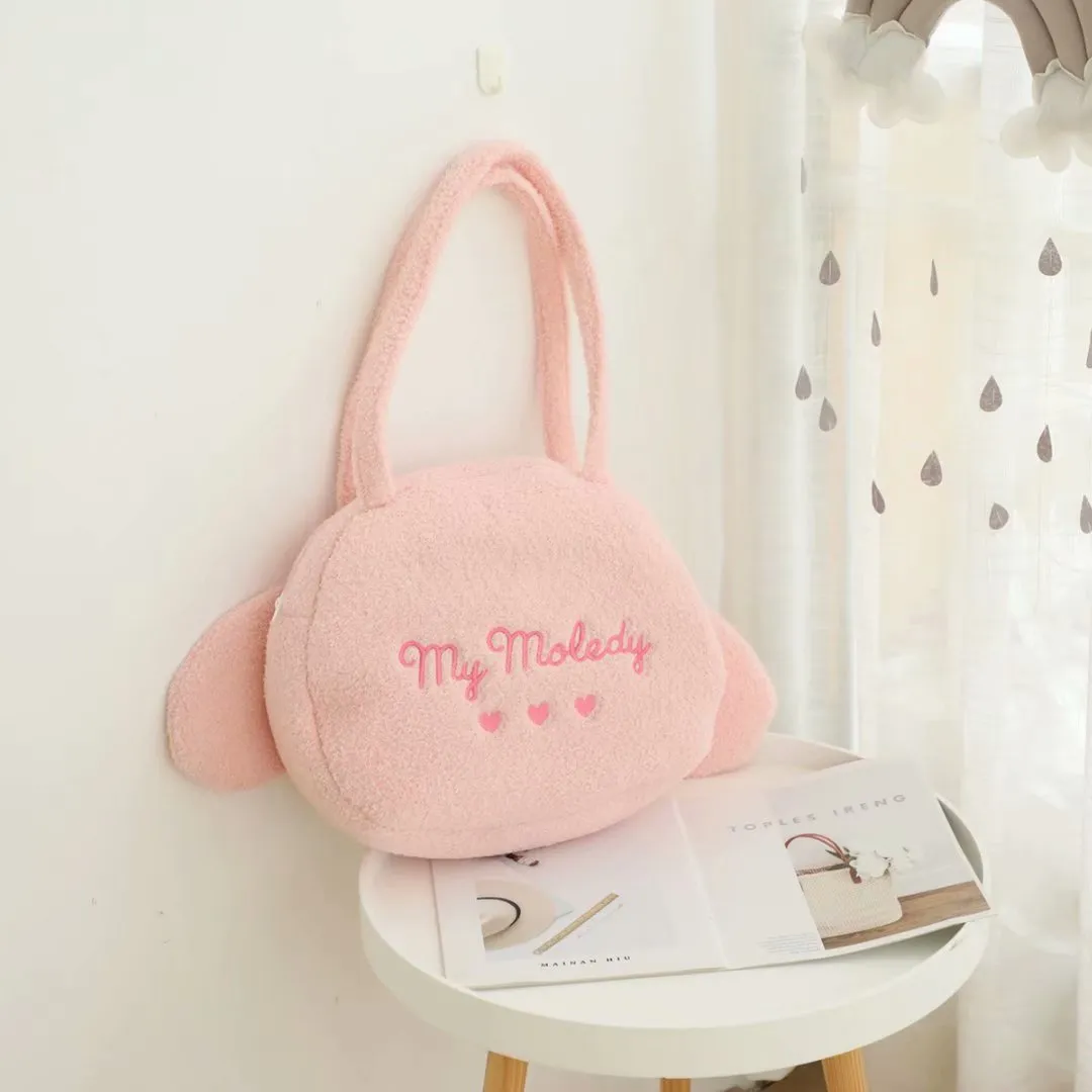 Melo Plush Makeup Shoulder Bag