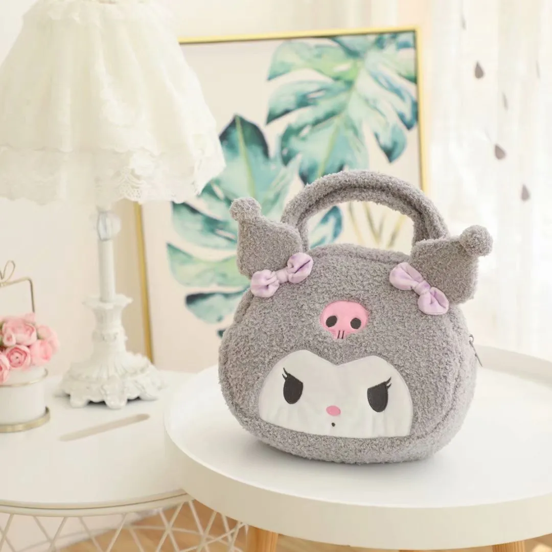 Melo Plush Makeup Shoulder Bag