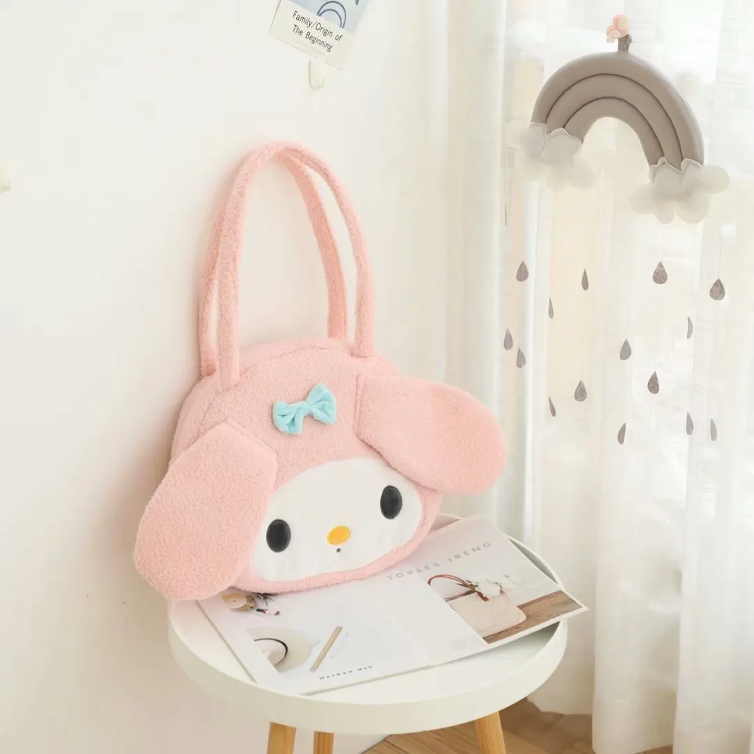 Melo Plush Makeup Shoulder Bag