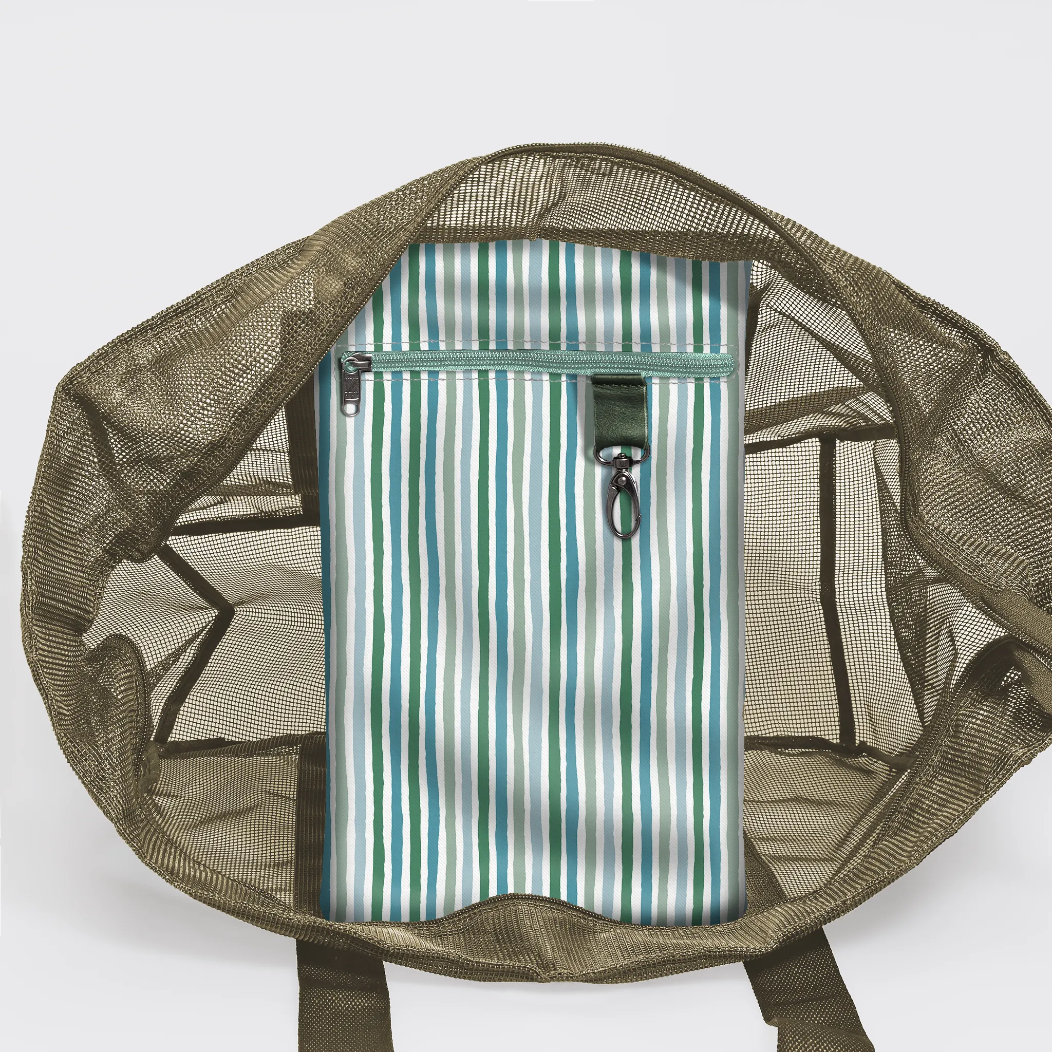 Meshie Jumbo Beach Bag OLIVE