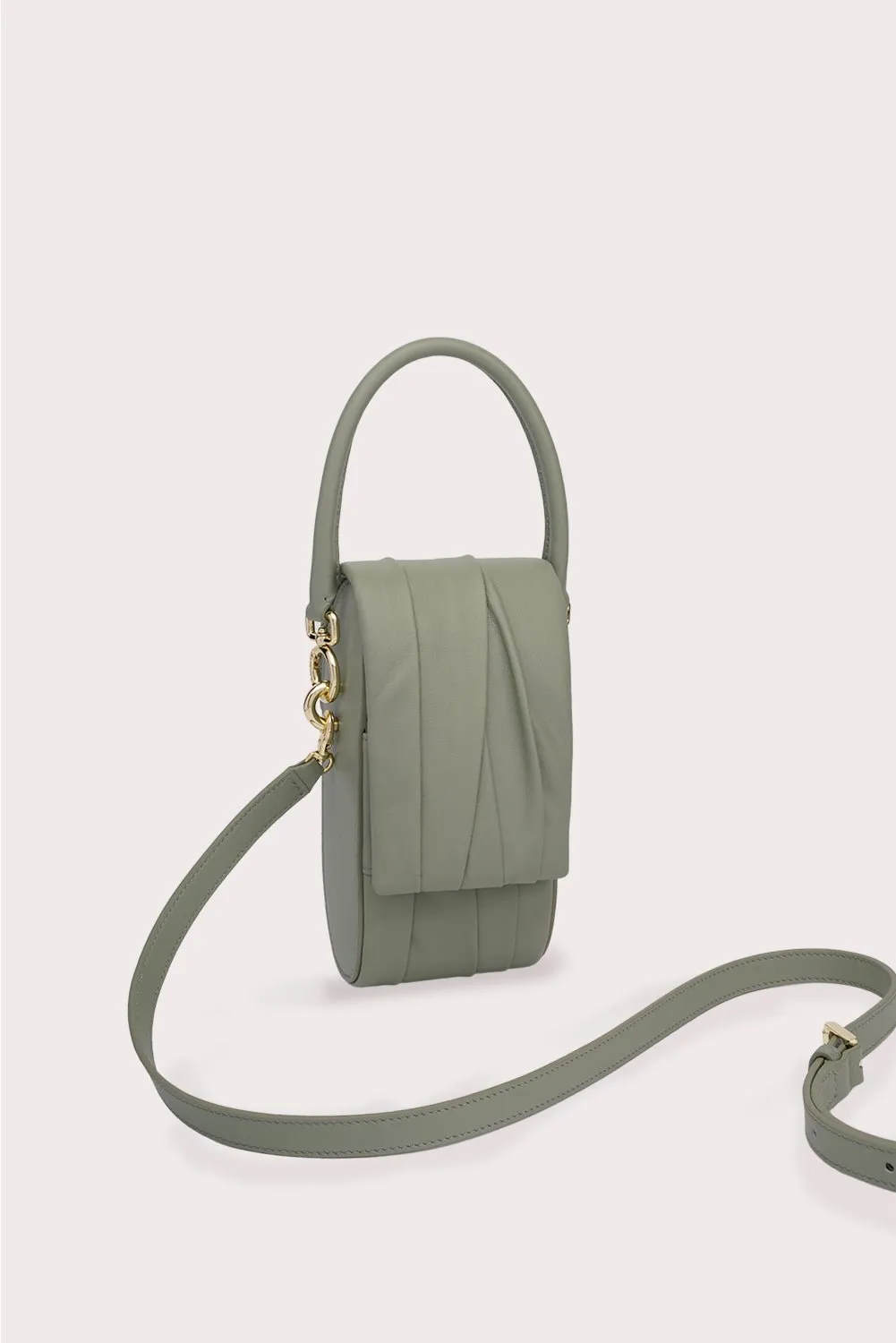 Mini Dundee Bag In Macha Green