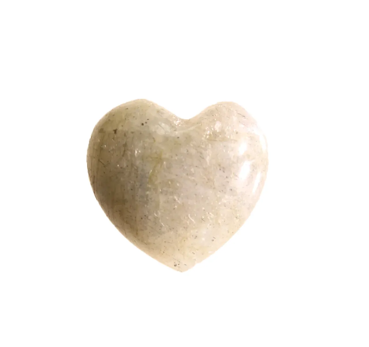 Mini Labradorite Puffy Heart