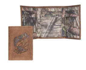 Mossy Oak Deer, Bass, Duck Trifold Wallet