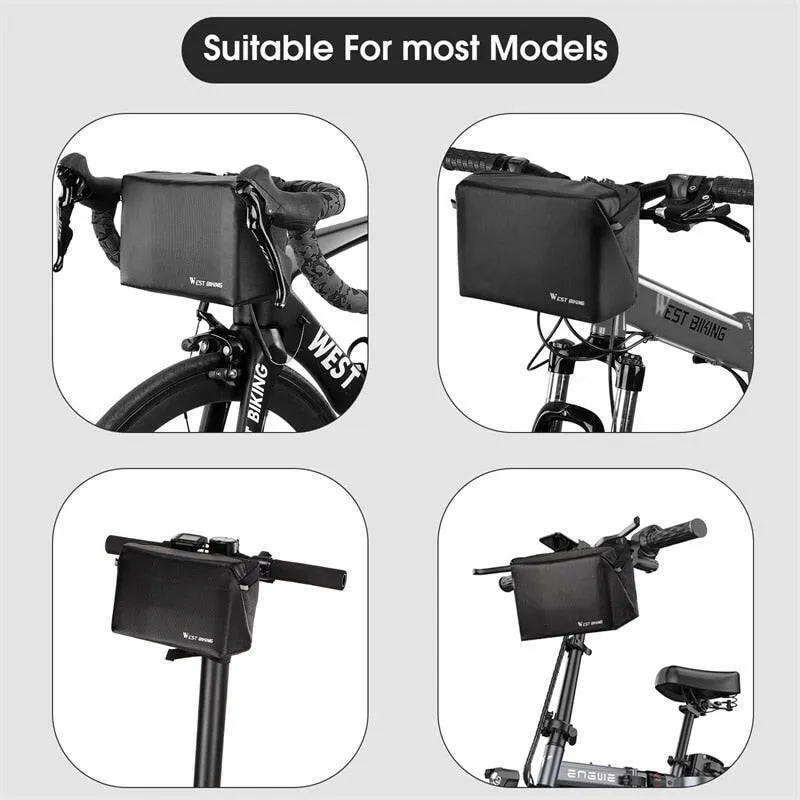 Multifunctional Bike Handlebar Bag Electric Scooter Front Pocket Shoulder Chest Bag MTB Road Cycling Accessories