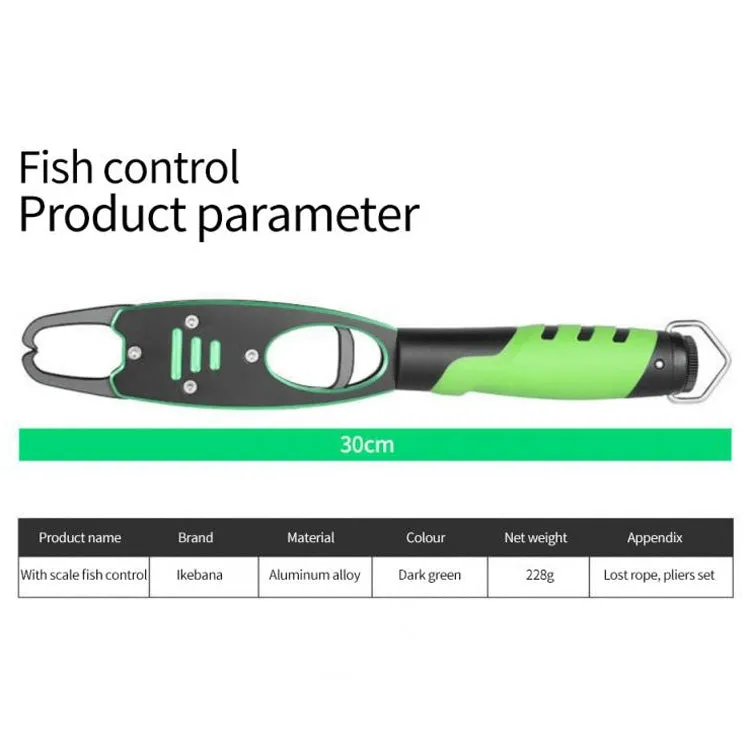 Multifunctional Fish Control Device Aluminum Alloy Lengthened Road Sub Pliers(With Scale Fish Control Device (Blue))