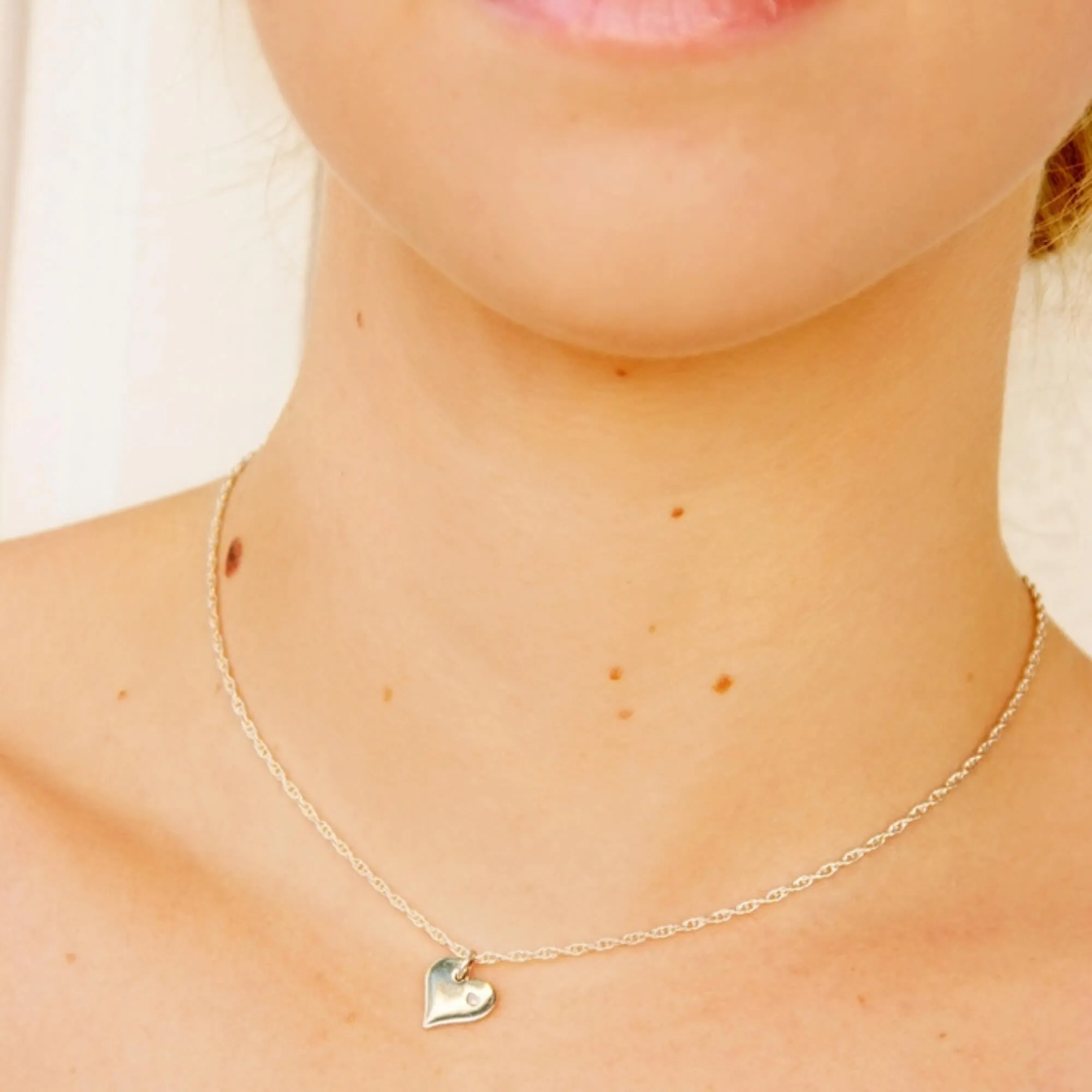 My First Diamond Heart Necklace