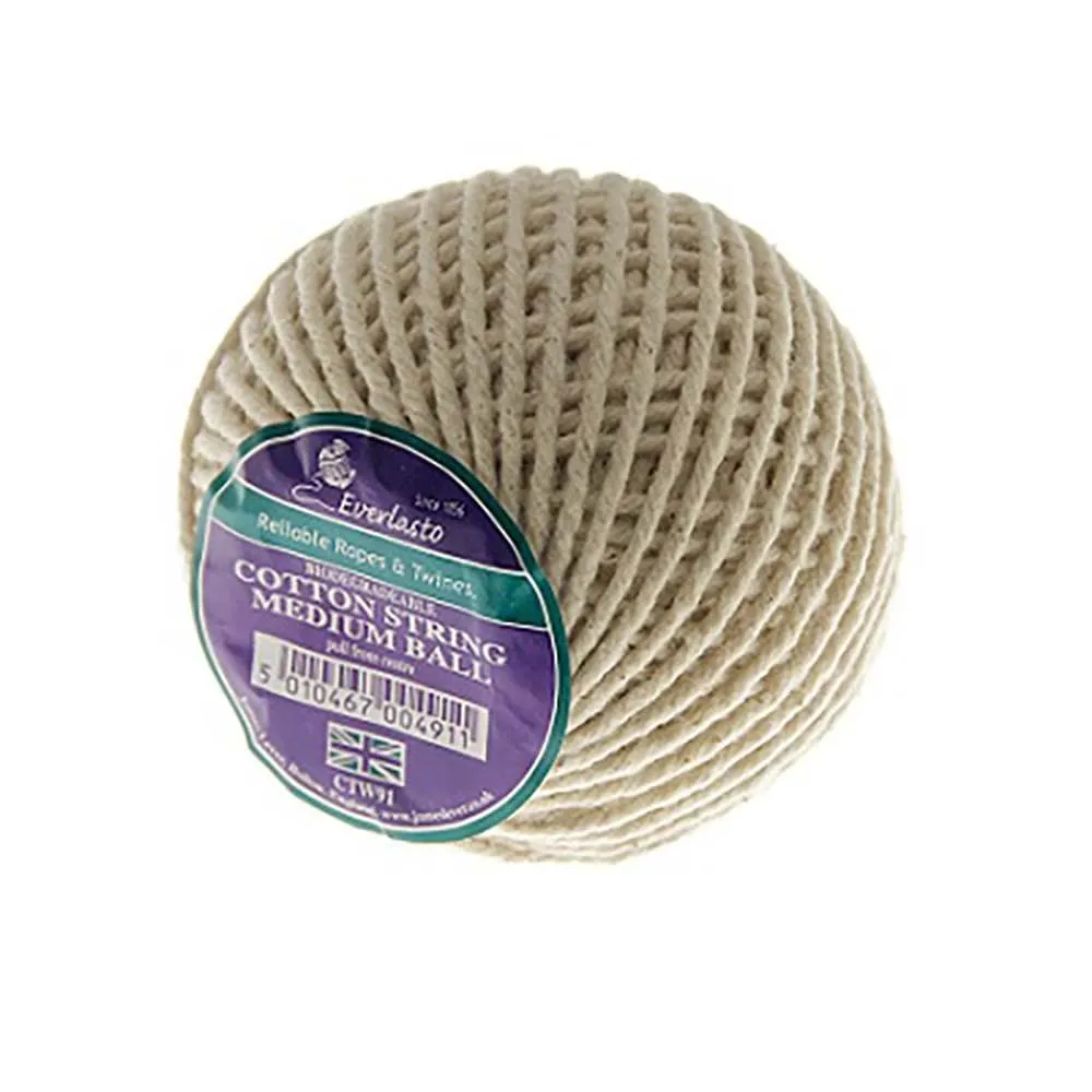 Natural Cotton String Ball 220g