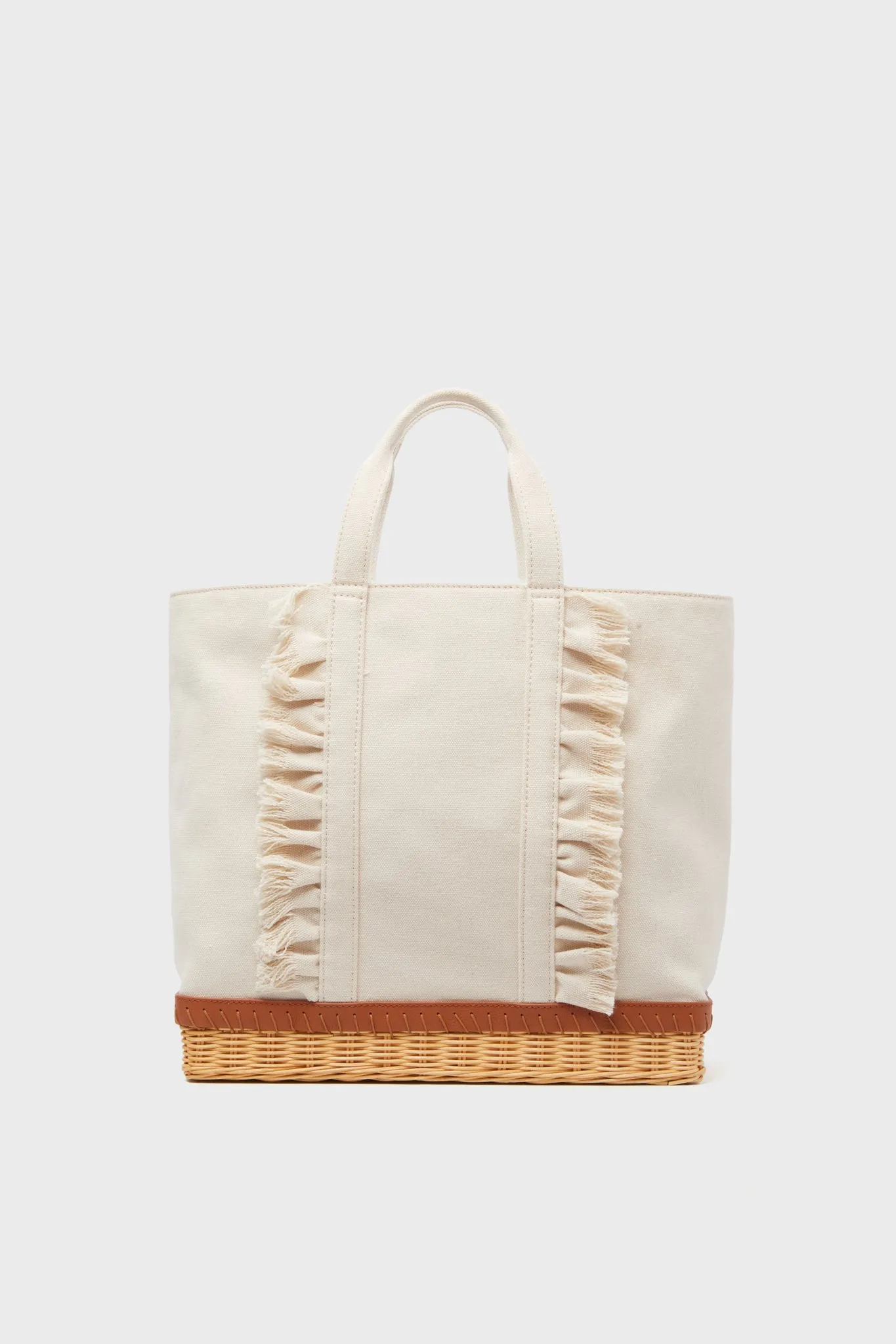 Natural The Gardener Tote Ruffle