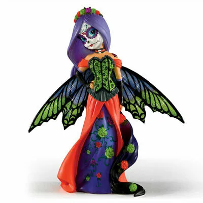 Nene Thomas Enchanting Spirit Sugar Skull Fairy Figurine by Hamilton Collection