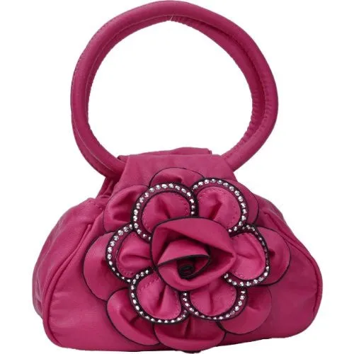 Nina Studded Flower Handbag