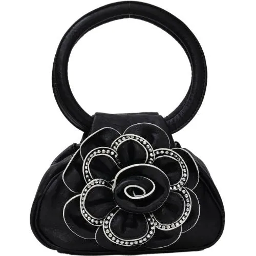 Nina Studded Flower Handbag