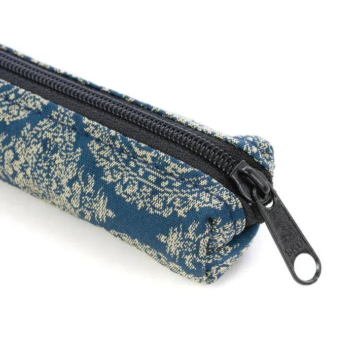 Nishijin-ori Pencil Case - Hunting Scene - ,  Made in Kyoto, Japan,  Japanese traditional craft pen case