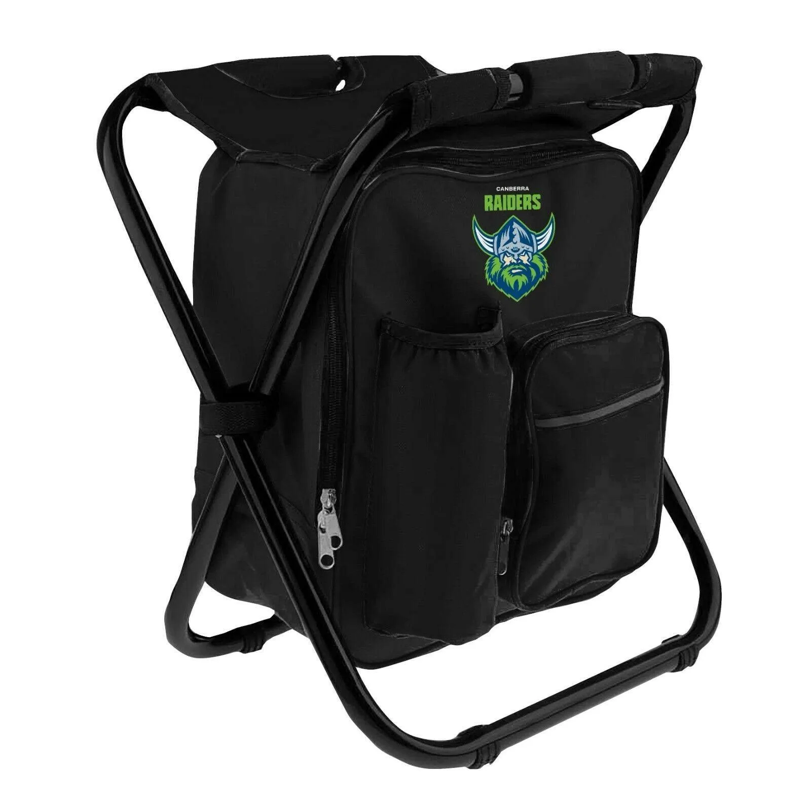 NRL Canberra Raiders - Insulated Cooler Bag Camping Stool - Foldable Storage