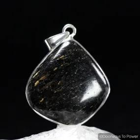 Nuummite Crystal Pendant 3 Billion Years Old * Very Rare *