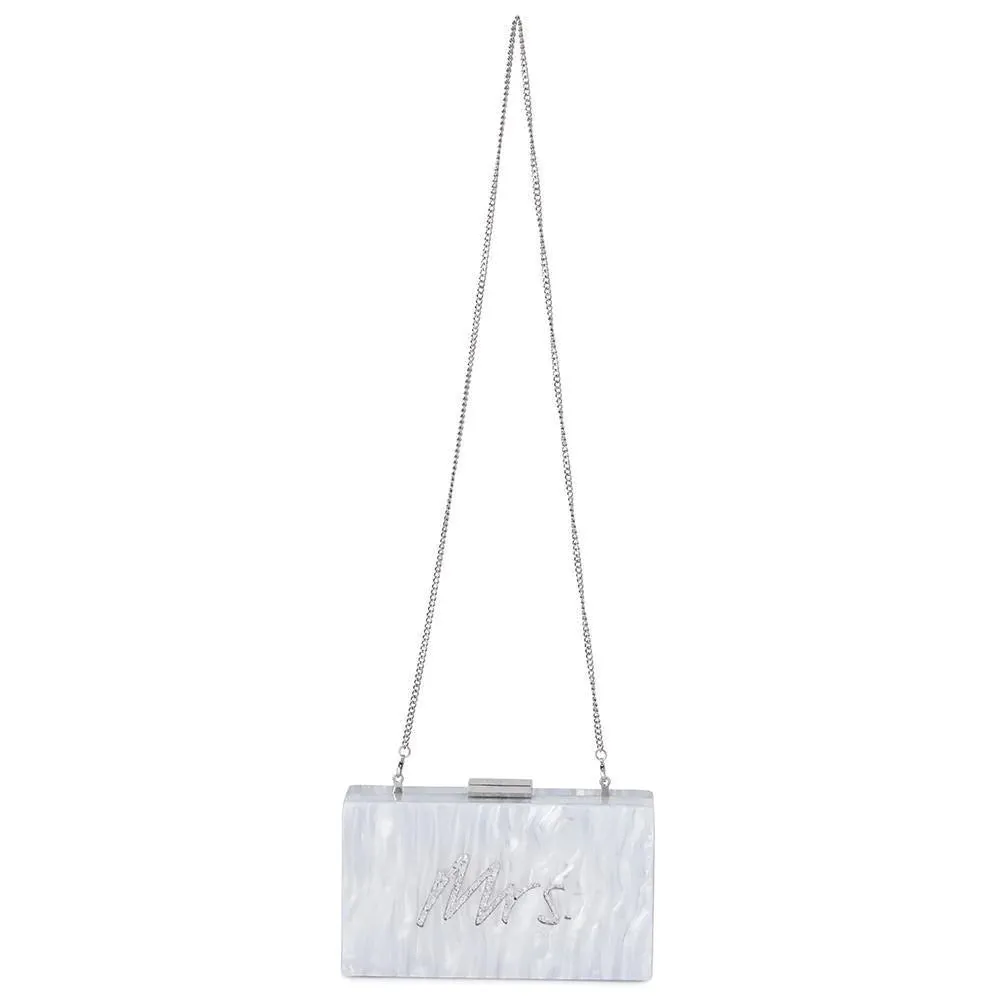 OB8226 MRS ACRYLIC BOX CLUTCH