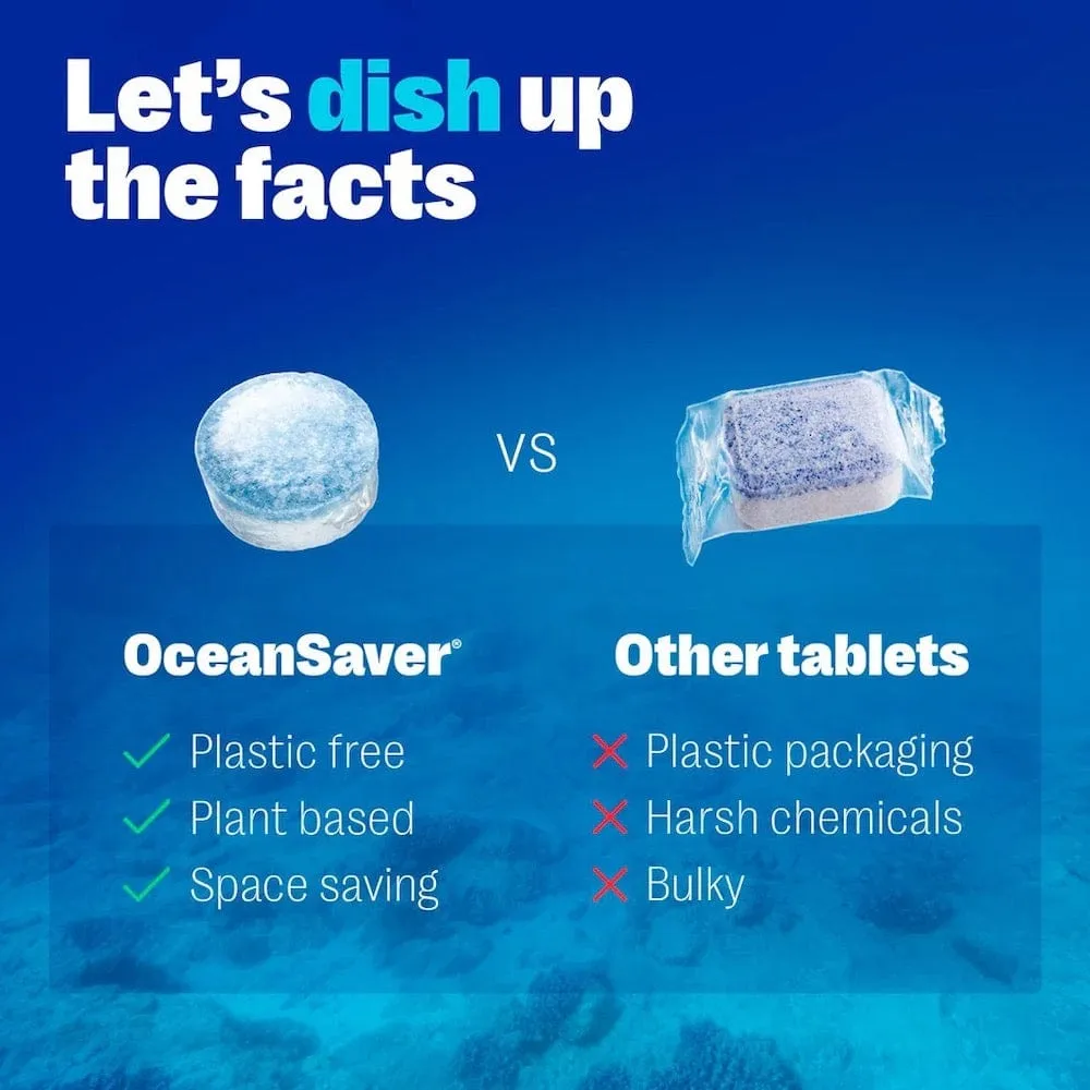 OceanSaver All-In-One Dishwasher Tablets (100)