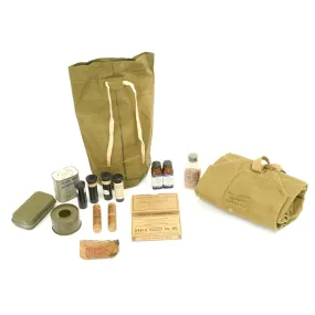 Original U.S. WWII M1 Jungle First Medical Aid Kit - Complete