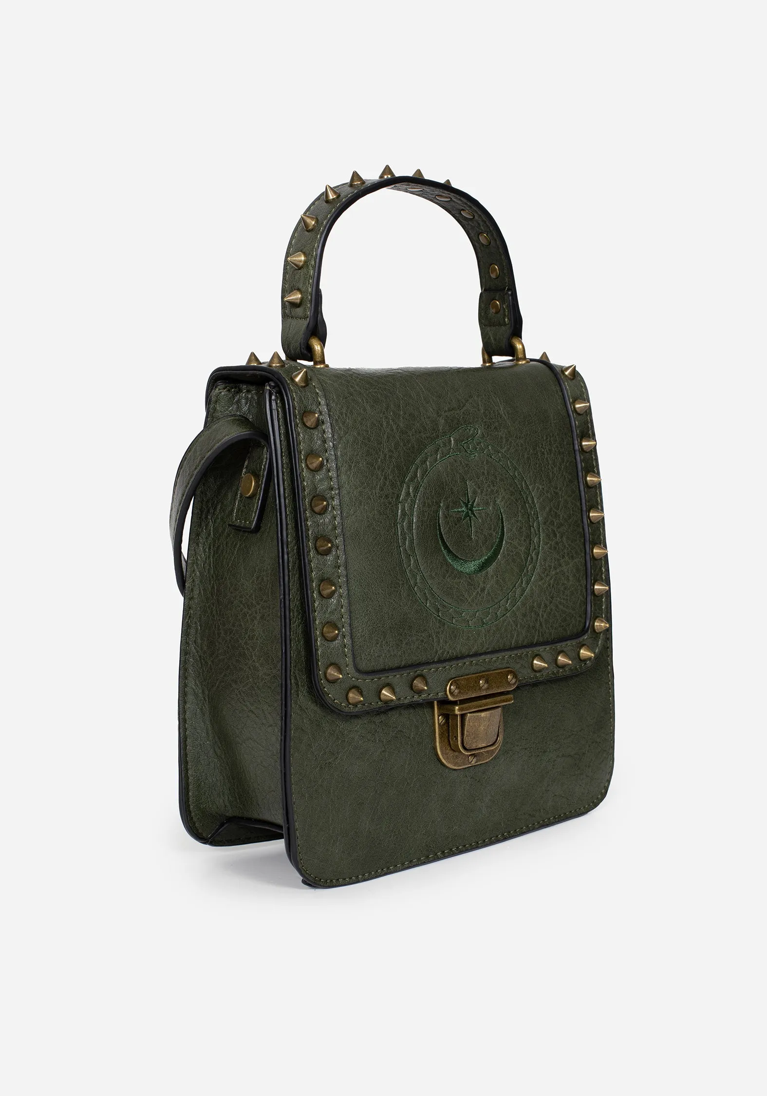 Ouroboros Crossbody Mini Satchel Bag