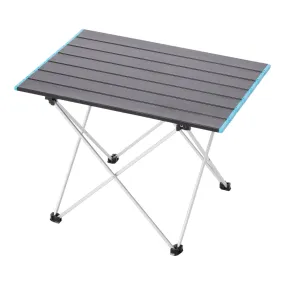 Outdoor Equipped Quick Up Camp Table Blue