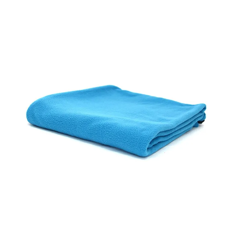 Outdoor Fleece Sleeping Bag Camping Trip Air Conditioner Dirty Sleeping Bag Separated By Knee Blanket During Lunch Break Thickened (Blue)