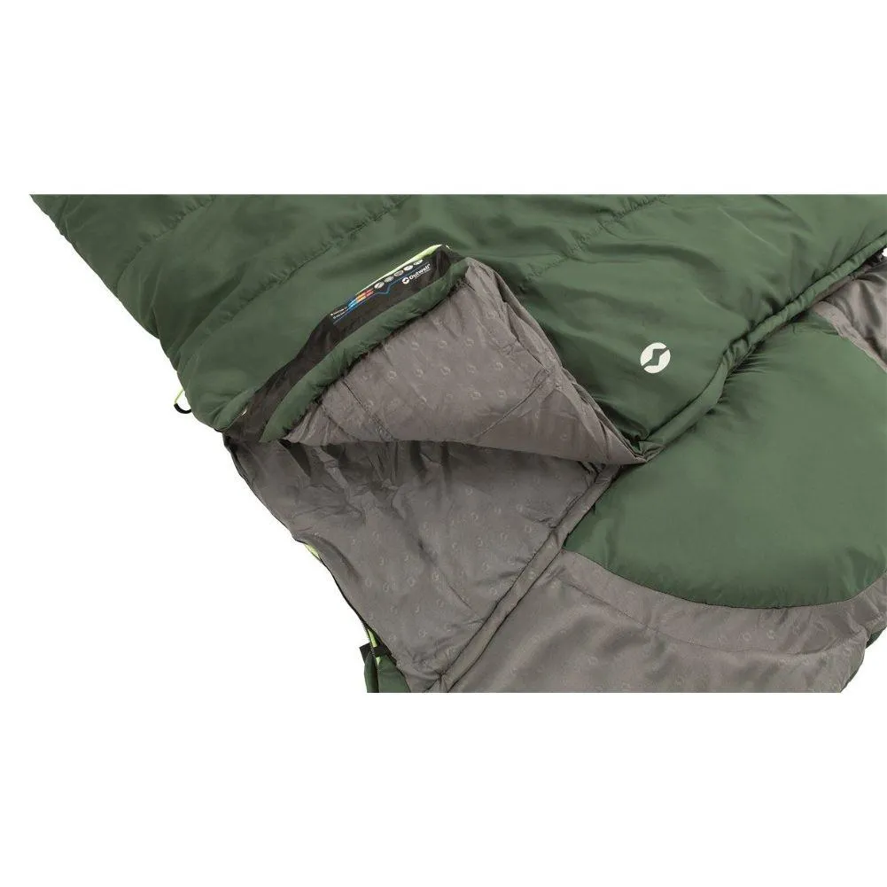 Outwell Contour Lux XL Sleeping Bag (Green)