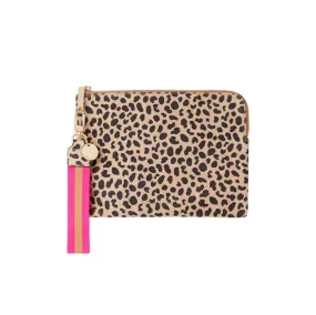 PAIGE CLUTCH W/WRISTLET SPOT SUEDE