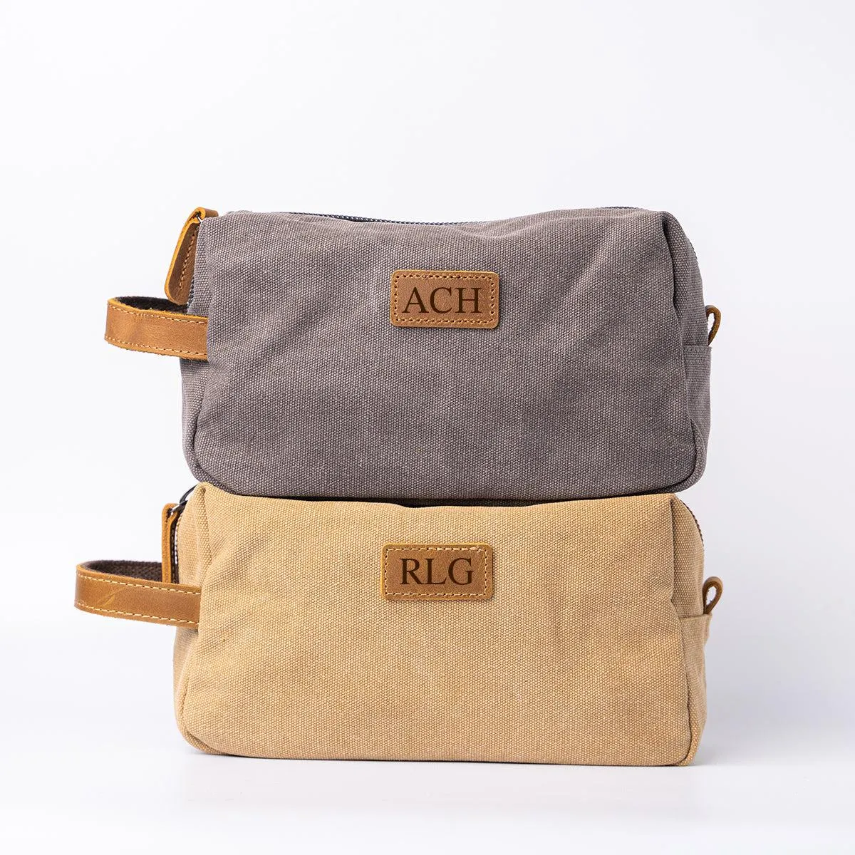 Personalized Canvas Travel Toiletry Bag