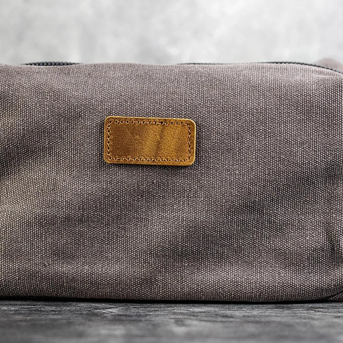 Personalized Canvas Travel Toiletry Bag