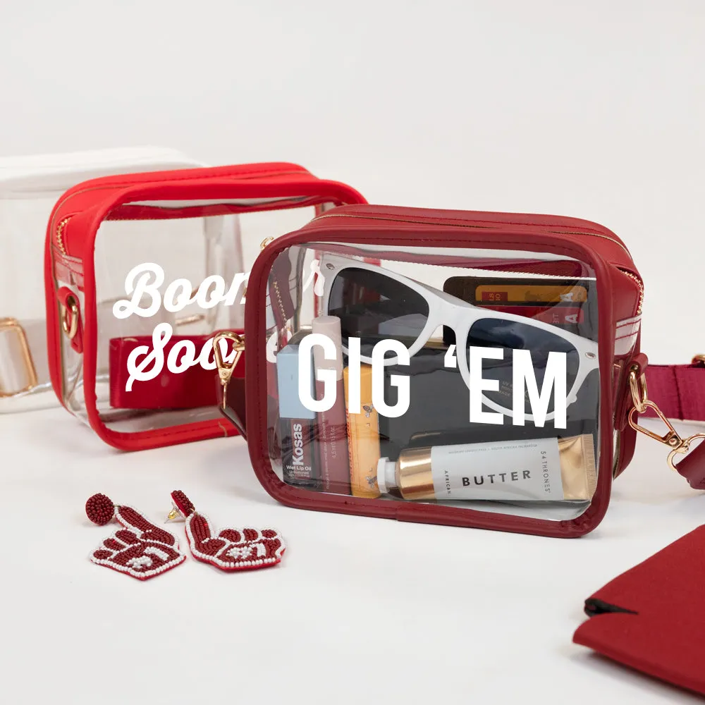 Personalized Clear Stadium Bag