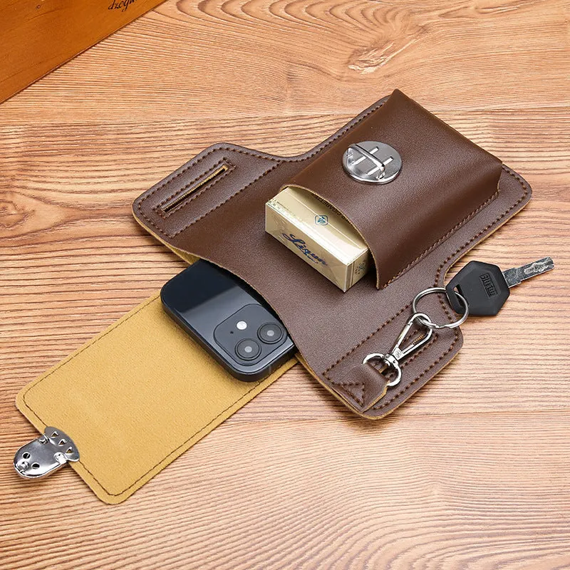 Phone holster with belt loop for men